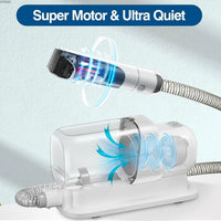 Groomer + Vacuum in One — Remove Hair Fast, No Mess. 2.3L capacity. Pet hair vacuum