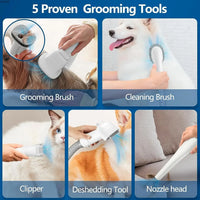 Groomer + Vacuum in One — Remove Hair Fast, No Mess. 2.3L capacity. Pet hair vacuum